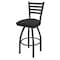 Holland Bar Stool Co 36" Swivel Bar Stool, Pewter Finish, Graph Anchor Seat 41036PW014 - alternate 1
